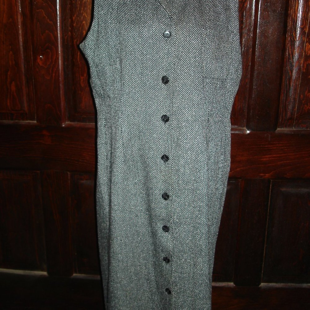 Grey & Black Midi dress & cover - Picture 2 of 7